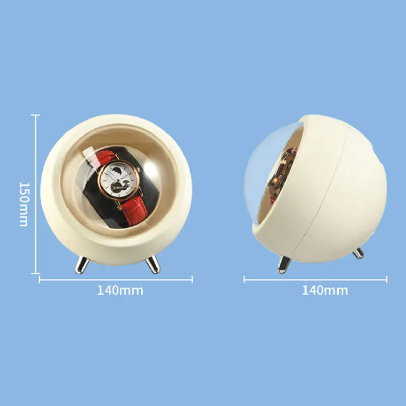 Single Watch Winder for Automatic Watches Storage Box Automatic Winder Use USB Cable / with Battery Mabuchi Mute Motro