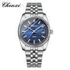 004D Luxury Stainless Steel Watch for Man Waterproof Luminous Date Men Watch Casual Quartz Men'S Watches Male Clock