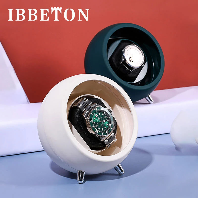 Single Watch Winder for Automatic Watches Storage Box Automatic Winder Use USB Cable / with Battery Mabuchi Mute Motro