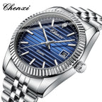 004D Luxury Stainless Steel Watch for Man Waterproof Luminous Date Men Watch Casual Quartz Men'S Watches Male Clock