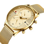 Men'S Watch Waterproof Quartz Watch Calendar Watch Maker
