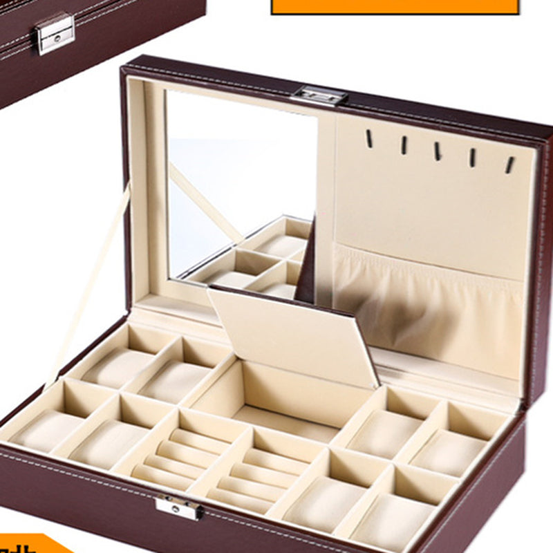 Simple and Creative Leather Watch Storage Box