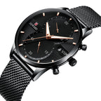Men'S Watch Waterproof Quartz Watch Calendar Watch Maker