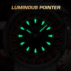 Fashion Men Watch Rotating Dial Las Vegas Roulette Desktop Theme Watch Men Waterproof Luminous Clock Watches Creative Clock