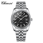 004D Luxury Stainless Steel Watch for Man Waterproof Luminous Date Men Watch Casual Quartz Men'S Watches Male Clock